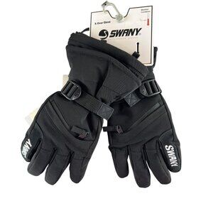 Swany X-Over Glove 2.2 Small Black Mens Waterproof Ski Snow Winter Gloves New